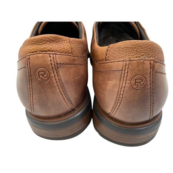 Rockport Dressports Comfort Leather Lace-Up Dress Shoes Tan Brown mens 11 US main image 4